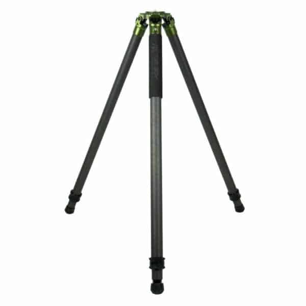 A tripod with two legs on a white background.