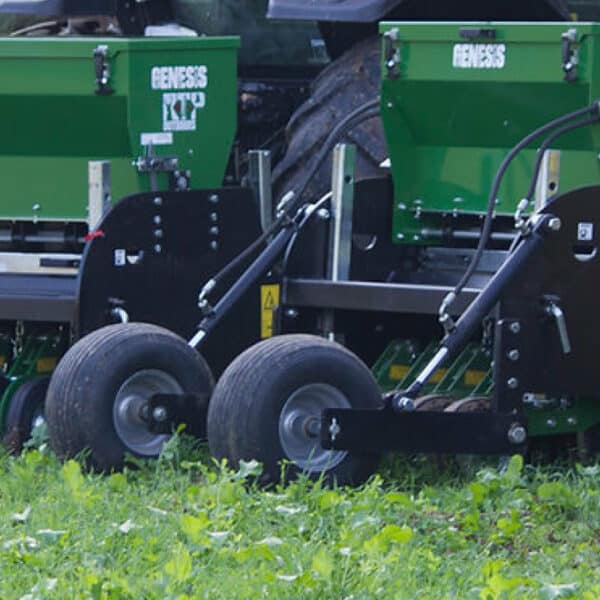 A Gen 3 Wheel Kit tractor is parked in a field.